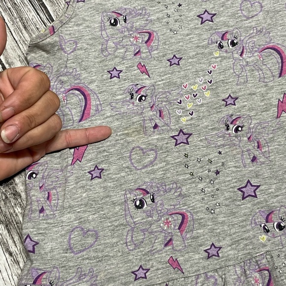Girls size 6/8 H&M Hasbro My Little Pony MLP Twilight Sparkle tank dress - Picture 5 of 6